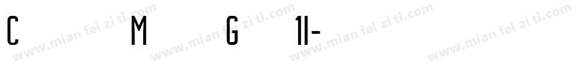 CondensedMedium Grade1I字体转换